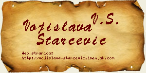 Vojislava Starčević vizit kartica